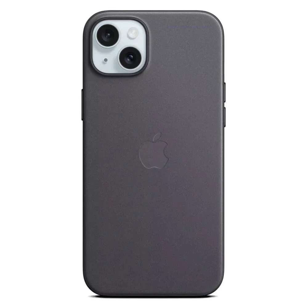 NIB Apple FineWoven Case with MagSafe for iPhone 15 Plus -- Black